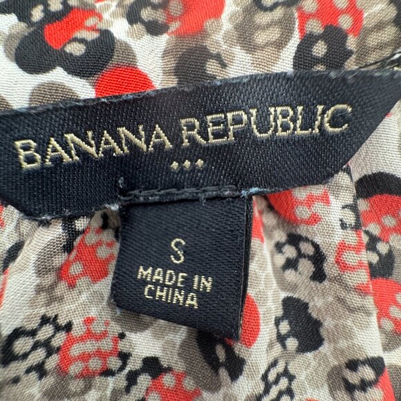 Banana Republic Women's Multi-Color Ruffle Sleeveless Tank Top Size Small - Picture 10 of 12